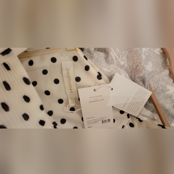 Zimmermann Pleated Mini Dress size 2 AU NWT - Picture 5 of 5